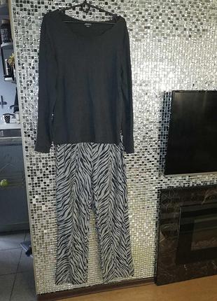 Піжама сіра animal print m/l р