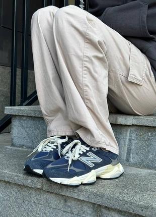 Кросівки new balance 9060 indigo blue/grey blue