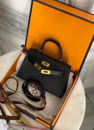 Сумка брендовая в стиле hermes mini kelly