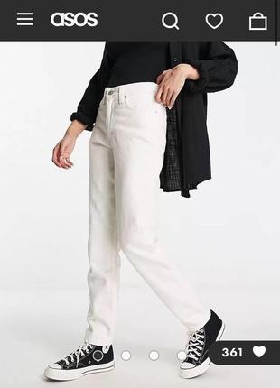 Белые премиум джинсы мом в стиле 80х от levis4 фото