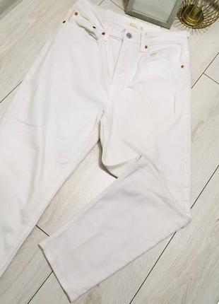Белые премиум джинсы мом в стиле 80х от levis2 фото