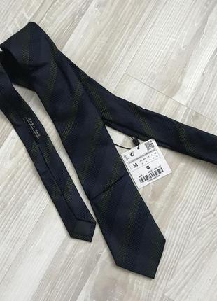 Новый шелковый мужской галстук zara.