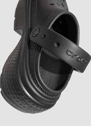 Крокс клог стомп чорні crocs stomp clog black10 фото