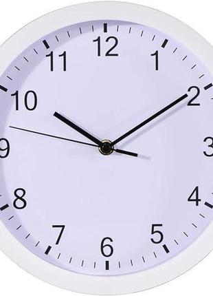 Настенные часы hama большие без цоканья silent clock с батарейкой,, диаметр 25 см, глубина 4 см, белый