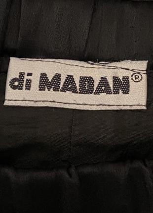 Di madan чёрная прямая юбка миди, германия, с воланами5 фото
