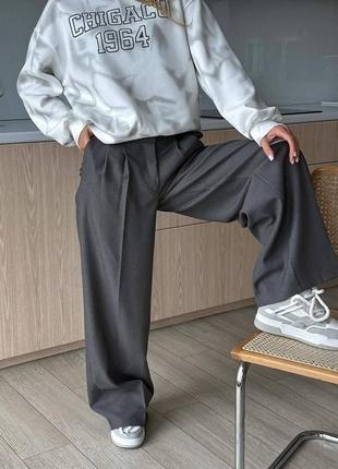 Стильні брюки кльош штани палацо палаццо висока посадка6 фото