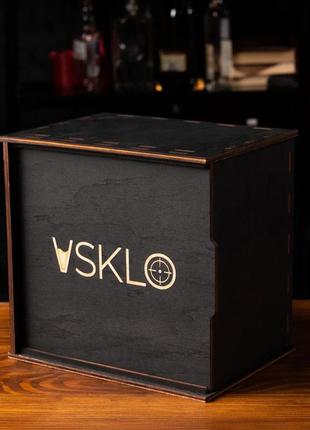 Пара стаканов для виски с гербом украины в подарочной упаковке3 фото