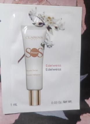 Clarins sos primer 00 universal light праймер пробник