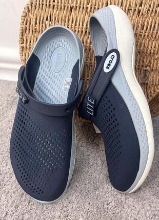 Crocs literide 360 navy original чоловічі крокси1 фото