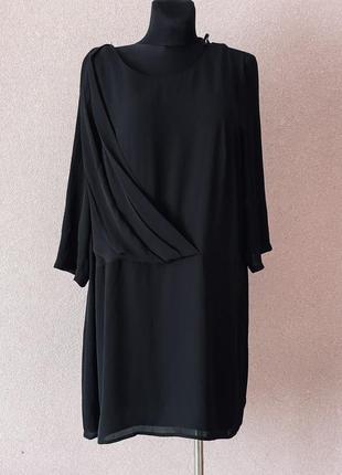 Черное нарядное платье 22 размер