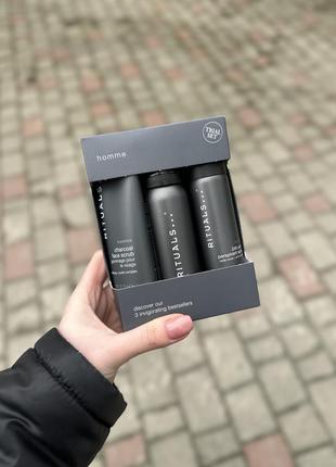 Чоловічий набір rituals homme чоловічий сет рітуалс trial set the ritual of homme