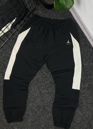 Nike jordan original нейлоновые спортивные штаны на манжетах