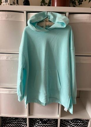 Худи : бирюза : оверсайз