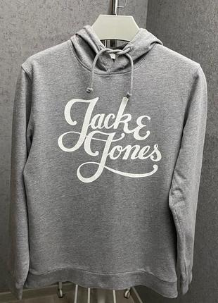 Серая кофта от бренда jack&jones2 фото