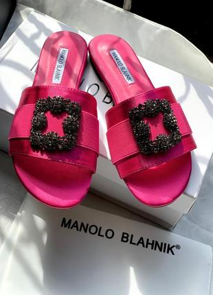 Тапки шлепанцы manolo blahnik2 фото