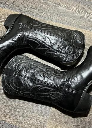 Ковбойські чоботи козаки durango leather boots2 фото