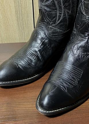 Ковбойські чоботи козаки durango leather boots4 фото