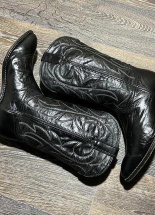 Ковбойські чоботи козаки durango leather boots3 фото