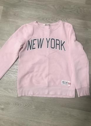 Свитшот, кофта на девочку h&m 8-10 лет