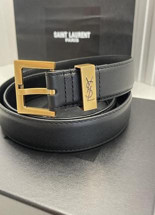 Ремень ysl yves saint laurent с коробкой7 фото