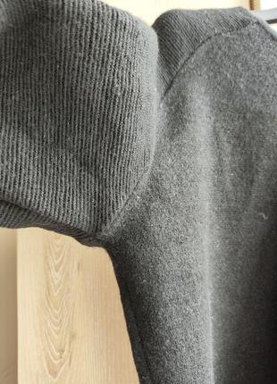 Чорний базовий светр реглан шерсть котон3 фото