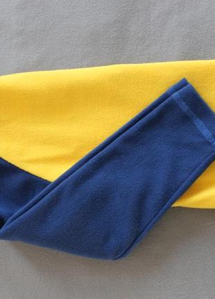 Жовто синя флісова кофточка, 5-6 років, знижка8 фото