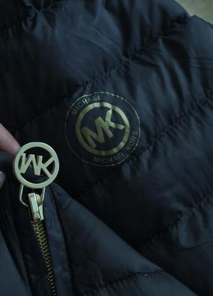 Чудовий мікро-пуховик michael kors сірого кольору6 фото