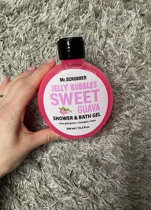 Гель для душу mr.scrubber jelly bubbles sweet guava, 300мл2 фото