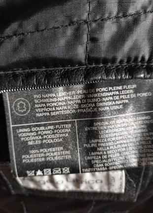 Вecняная мужская кожаная куртка люкс бренда angelo litrico м3 фото