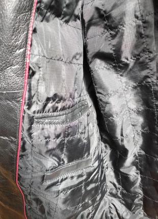 Вecняная мужская кожаная куртка люкс бренда angelo litrico м5 фото