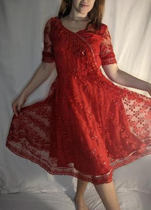 Яркое карнавальное платье аниме косплей пайетки кружево винтаж ретро2 фото