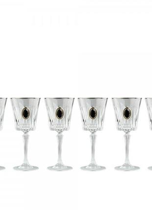Премиальный набор для вина и воды boss crystal, 6 бокалов1 фото
