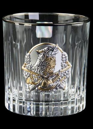 Премиальный набор для виски "охота" boss crystal, 6 бокалов6 фото