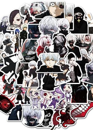 Наклейки виниловые на телефон, тетрадь сметри, death note, дневник смерти аниме стикеры 10шт