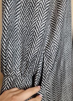 Шикарное шелковое платье с длинным рукавом из натурального шелка jaeger, оригинал, новое9 фото