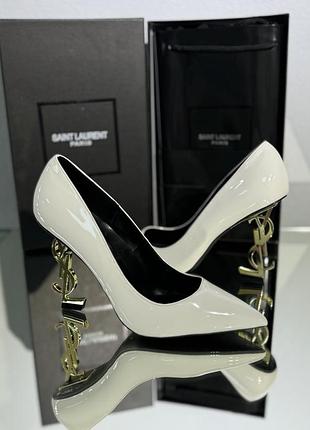 Свадебные туфли в стиле ysl yves saint laurent opyum pumps 10 см