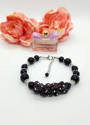 💫🐦 изысканный браслет из натурального граната