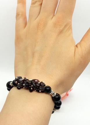 💫🐦 изысканный браслет из натурального граната