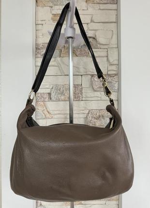 Женская кожаная сумка хобо furla3 фото