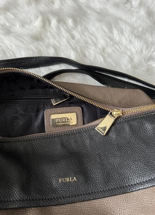 Женская кожаная сумка хобо furla5 фото