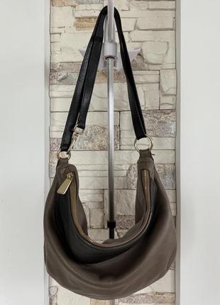 Женская кожаная сумка хобо furla8 фото