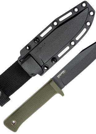Нож cold steel srk compact sk-5 с чехлом (49lckd) зеленый