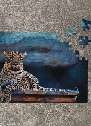 Пазл леопард. картон а4, 801 фото