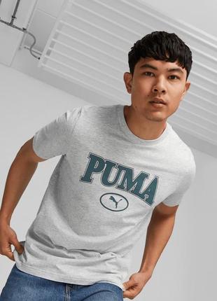 Футболка сіра puma l л