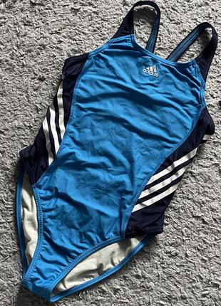 Сплошной купальник adidas performance 3-stripes3 фото