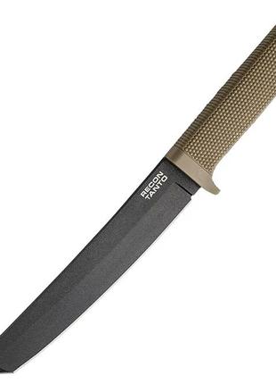 Нож cold steel recon tanto sk5 с чехлом (49lrtz) олива