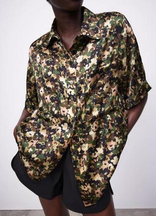 Стильна рубашкс, сорочка із нової колекції zara