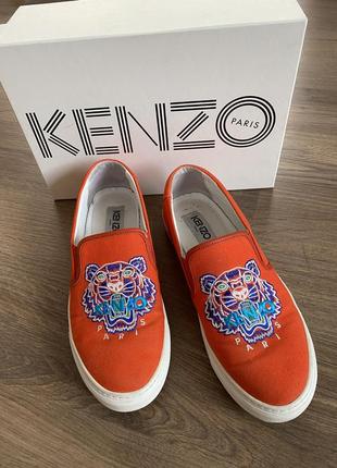 Слипоны кеды кроссовки туфли kenzo1 фото