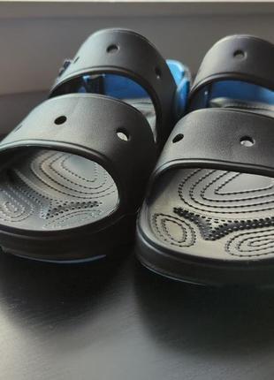 Крокс классік сандалі чорні crocs classic sandal all-terrain black / oxygen9 фото