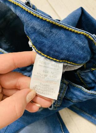 Женские базовые джинсы скинни с высокой посадкой5 фото